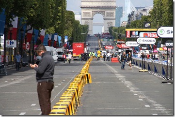 Champs-Élysées finishing line