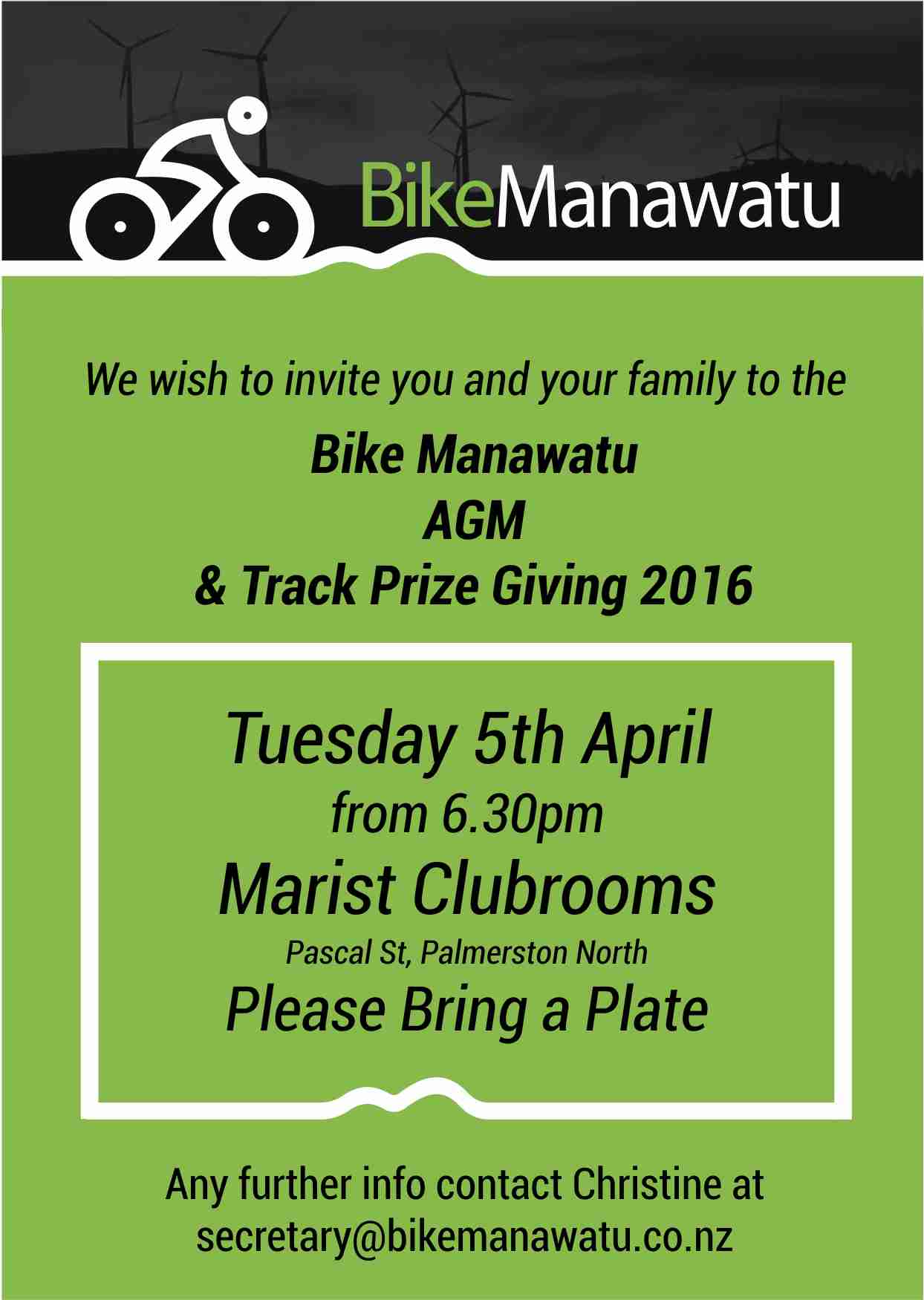 Bike Manawatu AGM Invite
