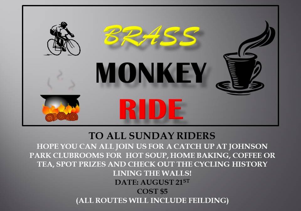 Brass Monkey Ride 2016