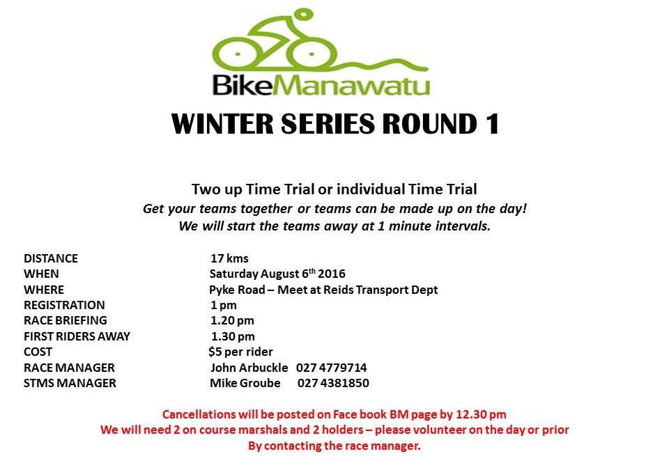 Winter Series Round 1