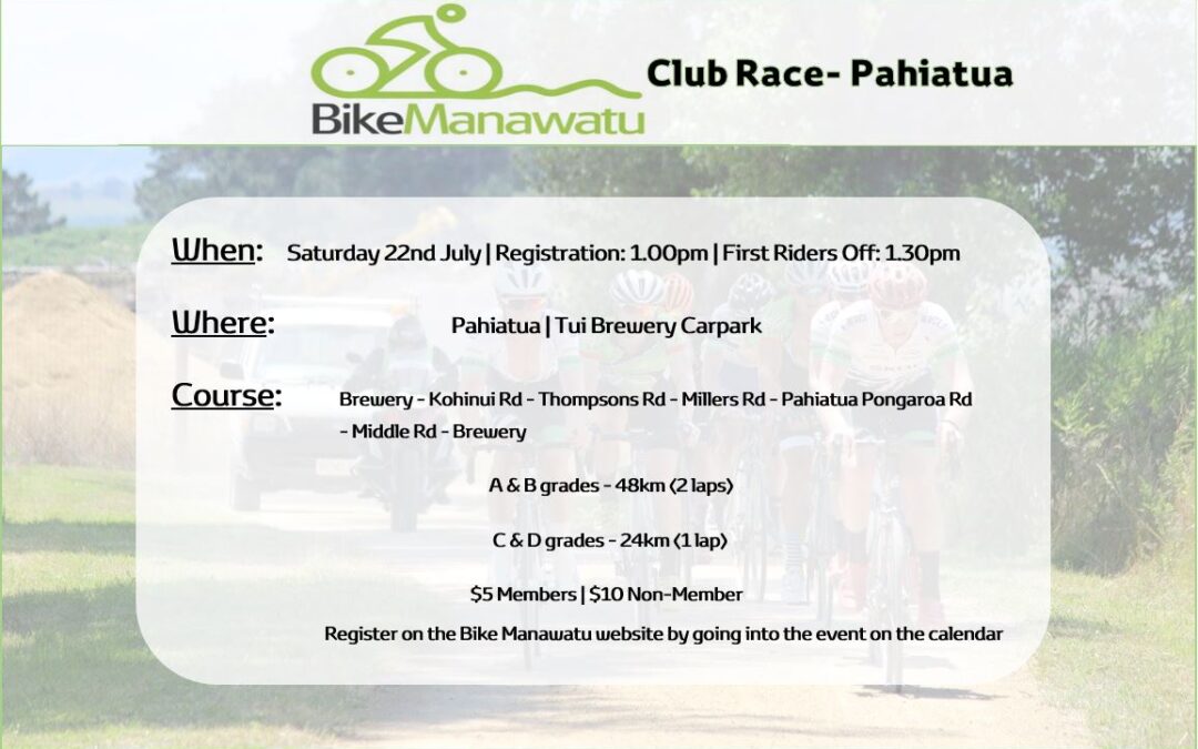 Club Race – Saturday 22nd July