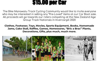 BikeManawatu Track, Car Boot Sale Fundraiser 2019