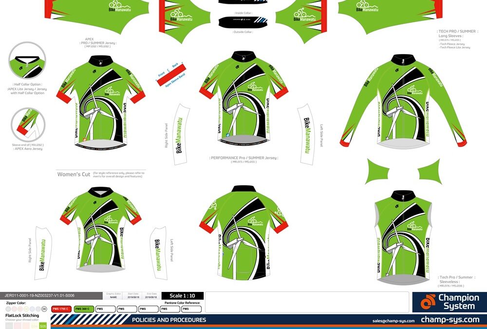 Bike Manawatu Uniform Orders for 2020–Shop Open