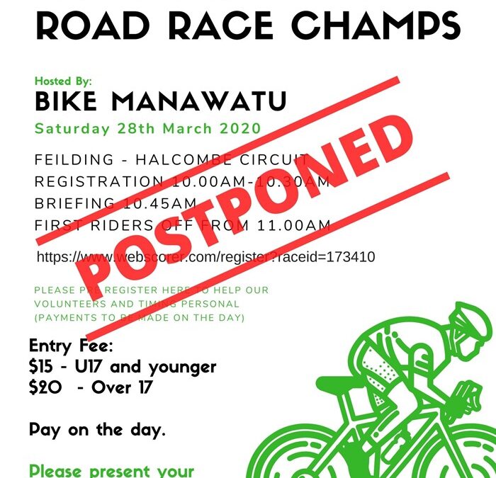 WCNI Road Race Champs Postponed