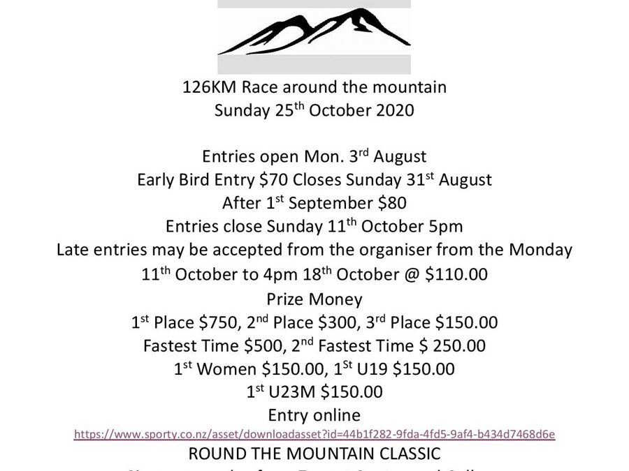 Cycling New Plymouth–109th Annual Round The Mountain Cycle Race