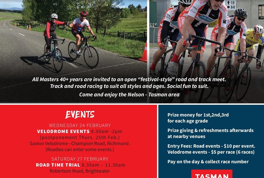 Tasman Wheelers Mighty Masters Cycling Festival