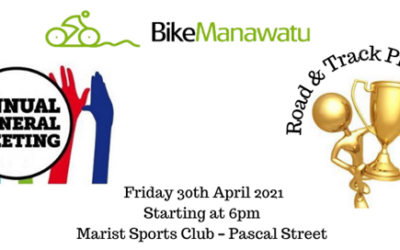 Save the date – Bike Manawatu AGM & Road / Track Prizegiving 2021