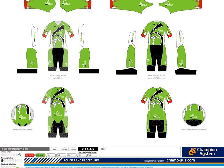 Bike Manawatu Uniform – Order closes on the 10th February 2021